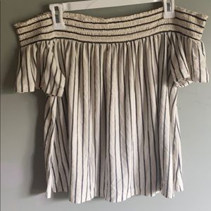 off the shoulder shirt